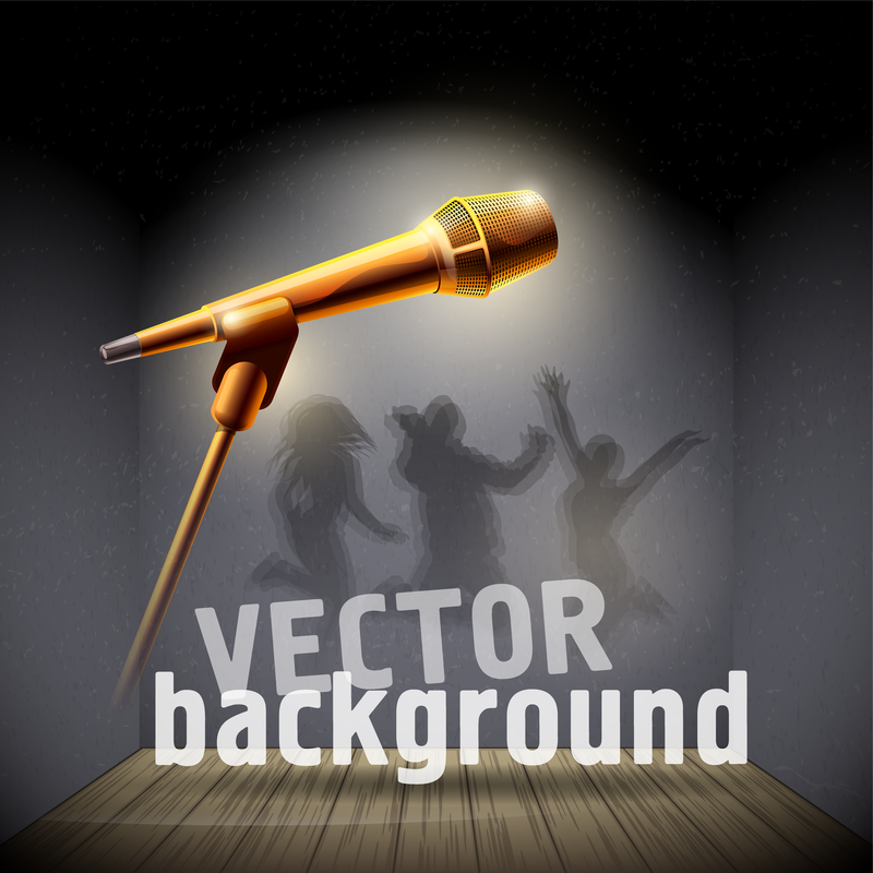Microfone 06 Vector