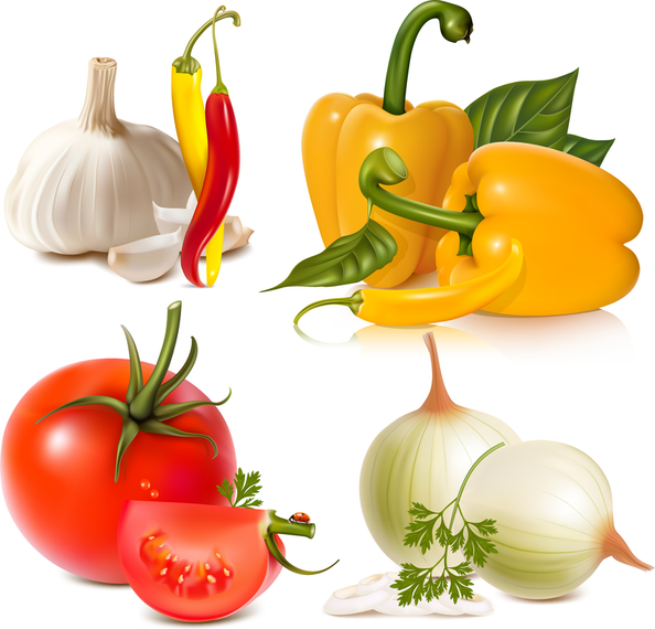 Vegetables Image 01 Vector Vegetables Image 01 Vector
