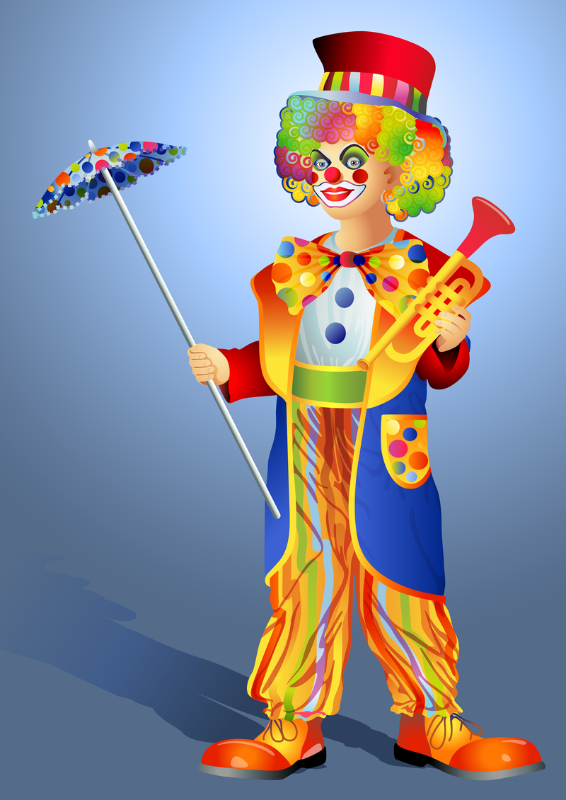 Clown Illustrator 03 Vector
