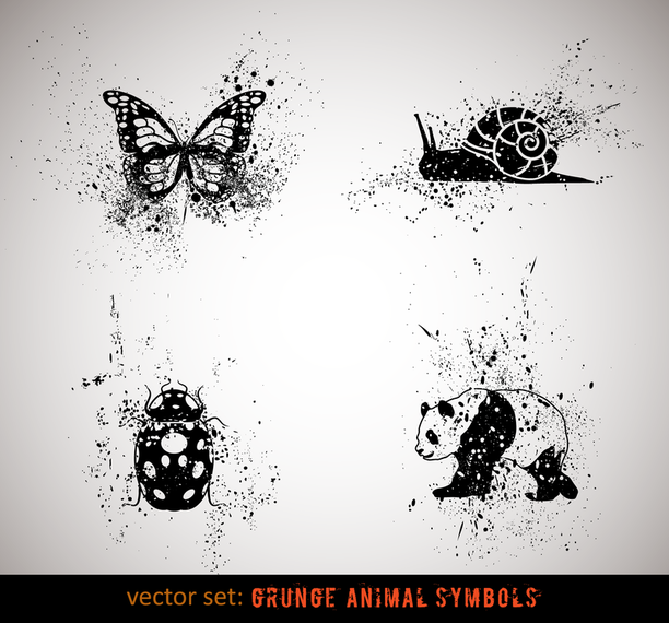Ink Animals Vector 3 Ink Animals Vector 3