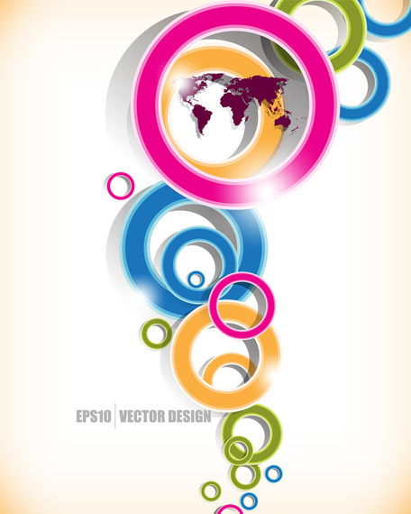 Brilliant Colored Circles 01 Vector Brilliant Colored Circles 01 Vector