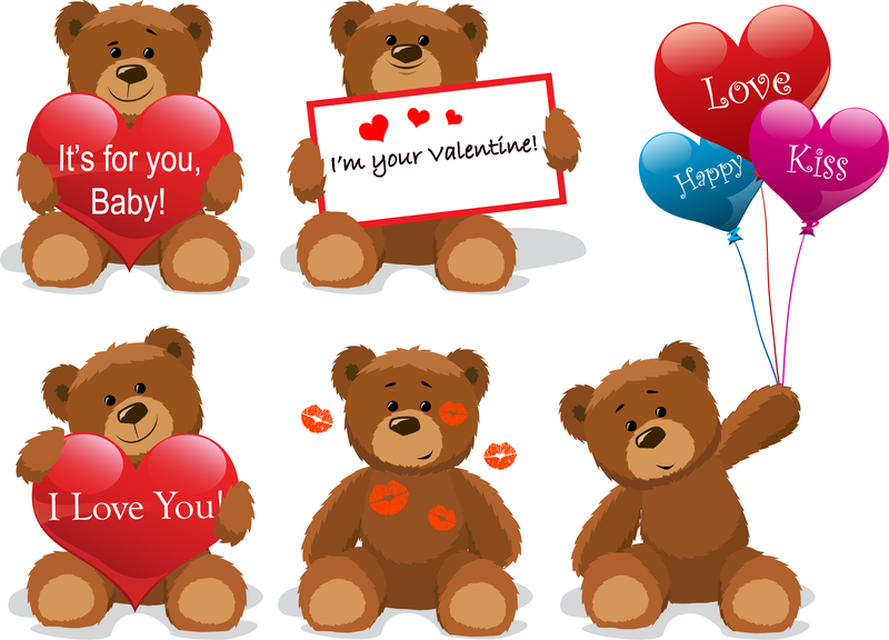 Love For Teddy Bear clipart