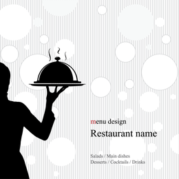 Vector de menú occidental 3