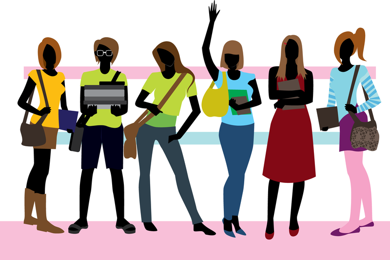 Pacote de vetores de estudantes