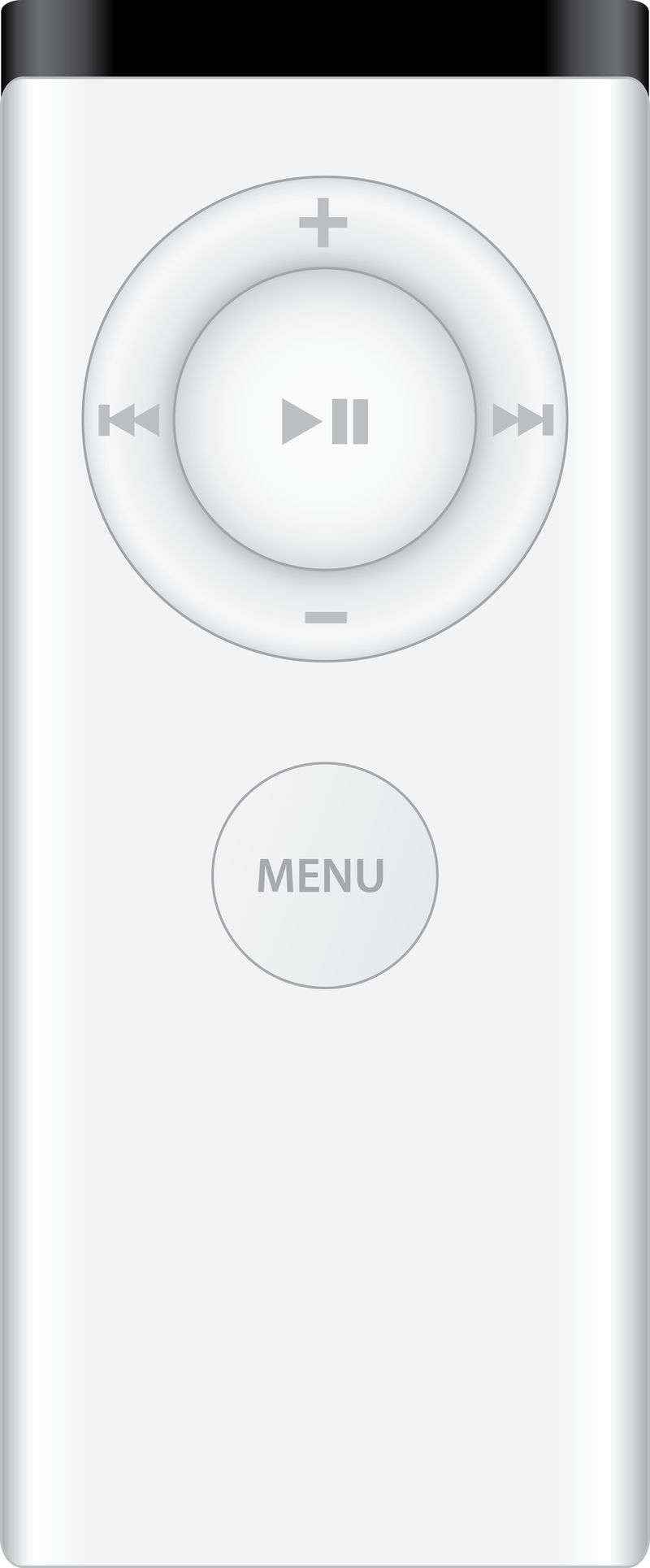 Apple Remote White Version Alter Vektor