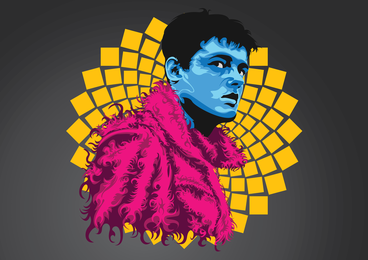 Vector de estrella pop