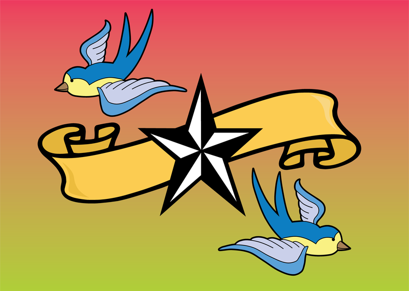 Tattoo Birds Vector Tattoo Birds Vector