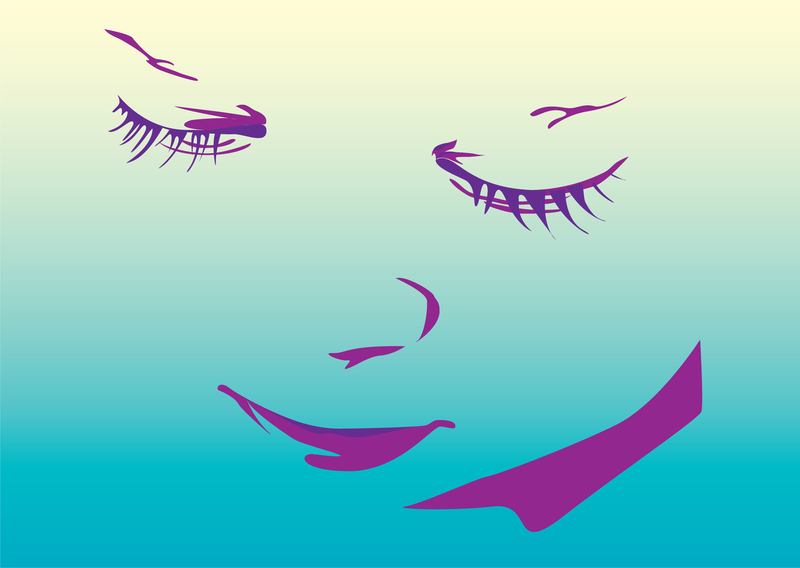 Niño cara ojos boca vector Niño cara ojos boca vector