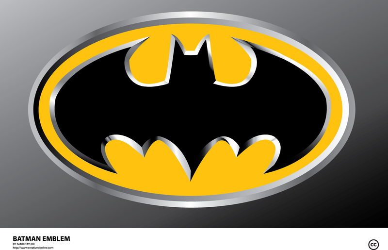 Batman logo emblem Batman logo emblem