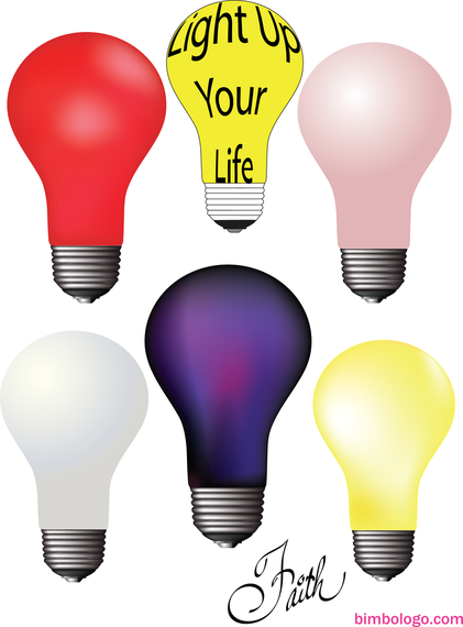Set of 6 colorful lightbulbs Set of 6 colorful lightbulbs
