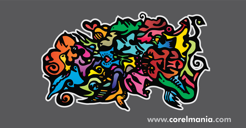 Street art abstract illustration Street art abstract illustration