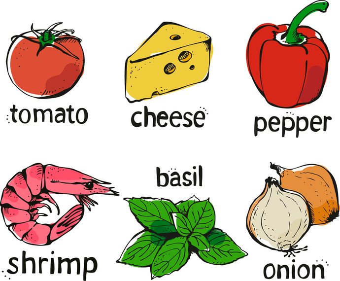 The Line Draft Vegetables 02 Vector The Line Draft Vegetables 02 Vector