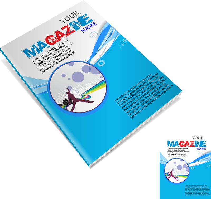 Libros y revistas cubren 03 Vector