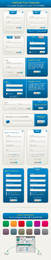 Register And Login Form Vector