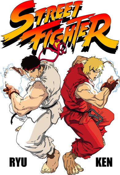 Arquivos de origem de vetor de Street Fighter Arquivos de origem de vetor de Street Fighter