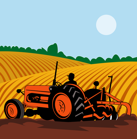 Vetor de ilustrador de agricultura Vetor de ilustrador de agricultura