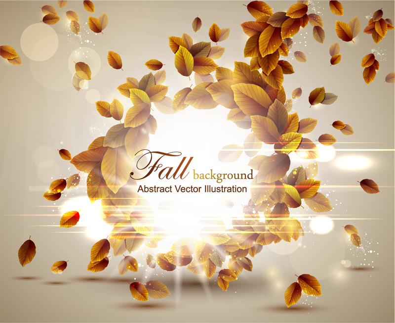 Autumn Leaves Vector 5 Grafikdesign