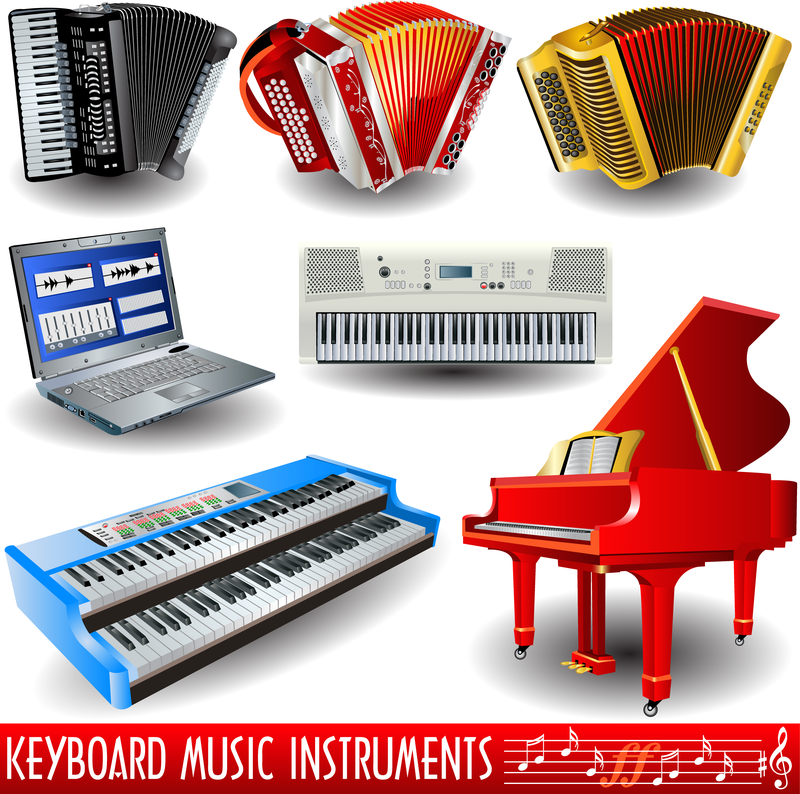 Piano Theme Of Vector