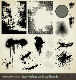 Vector de textura de puntos de tinta