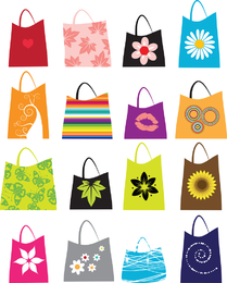 16 sacolas de compras de vetores grátis