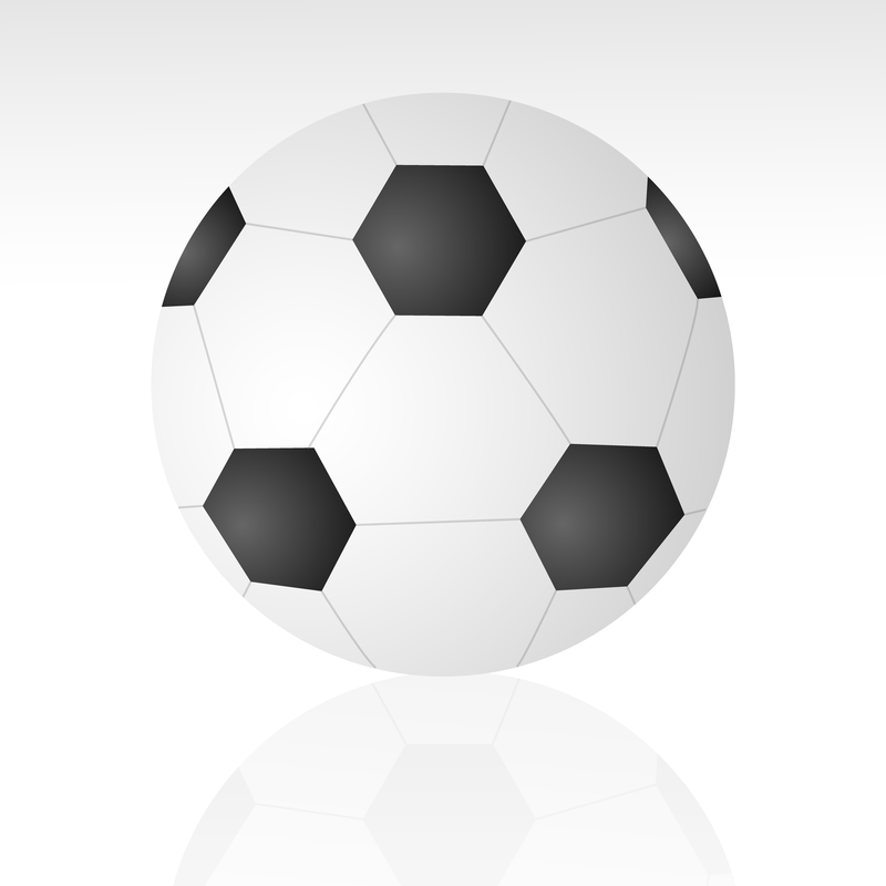 Balón de fútbol vectorial