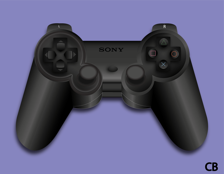 PlayStation Joystick Vector PlayStation Joystick Vector