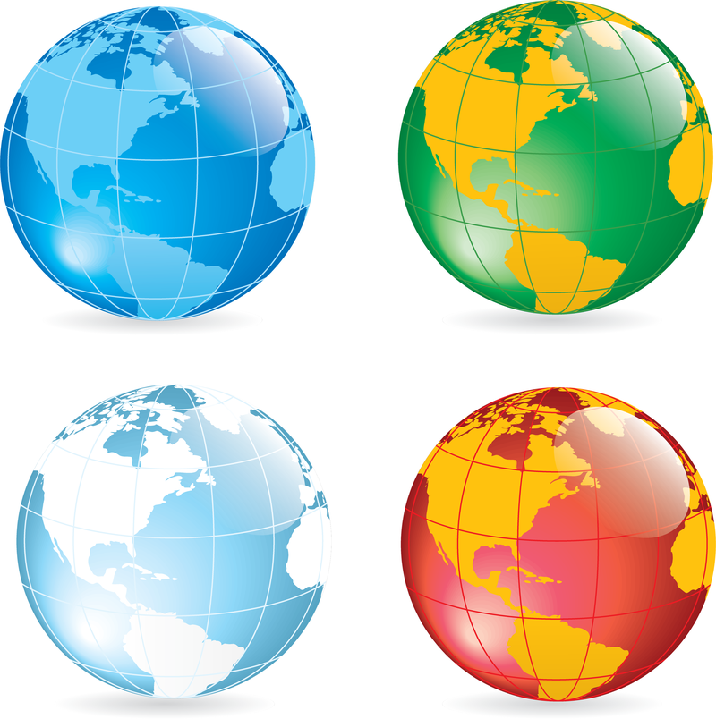 Globe Vector 19 - Vector download