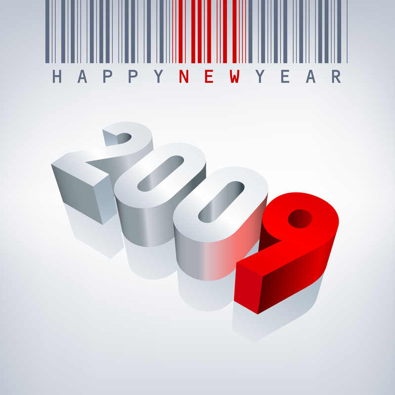 Barcode Frohes Neues Jahr
