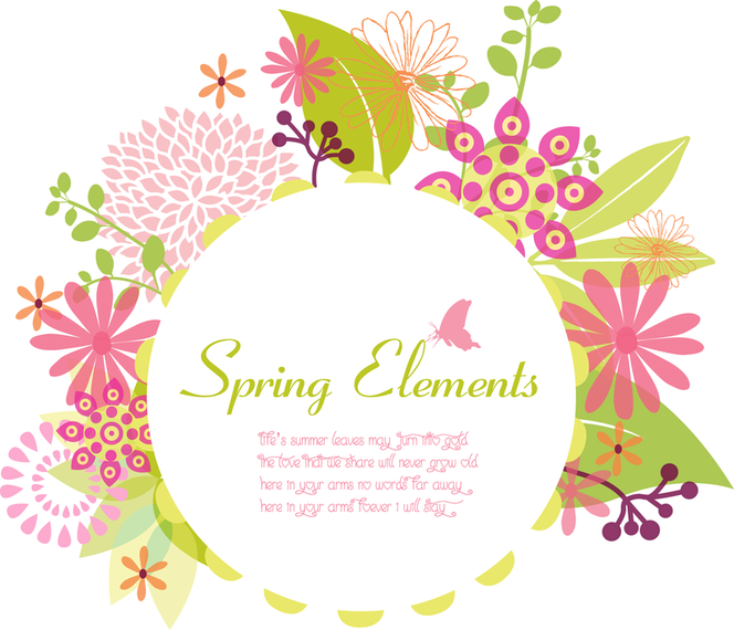 Spring Frame Vector download