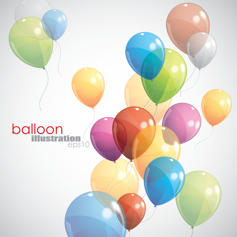 Luftballons 01 Vektor