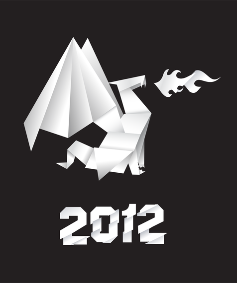 Origami Dragon 03 Vector Origami Dragon 03 Vector