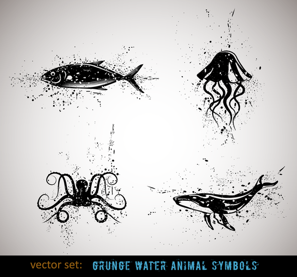 Tinta Animales Vector 4 Tinta Animales Vector 4