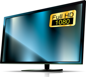Fernseher und Monitore 01 Vektor