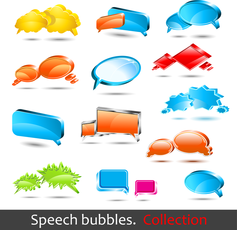Vector de logotipo de burbuja de diálogo
