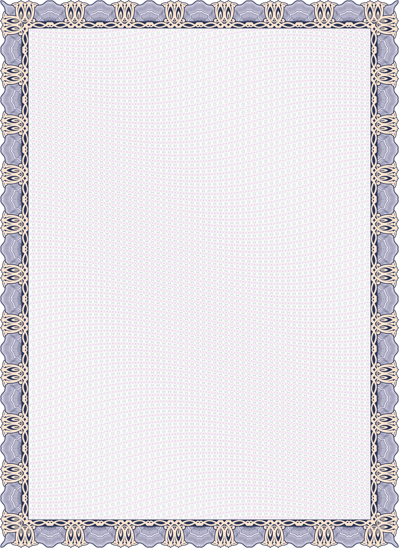 Marco rectangular decorado