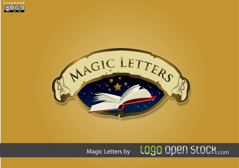 Emblema de letras mágicas