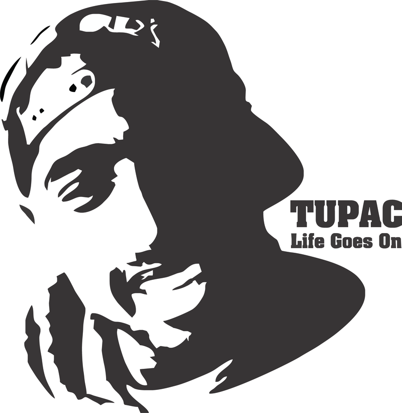 Tupac Shakur T Shirt Design Vector - Vector download