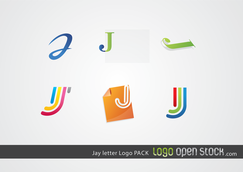 Paquete de logotipos de letras Jay