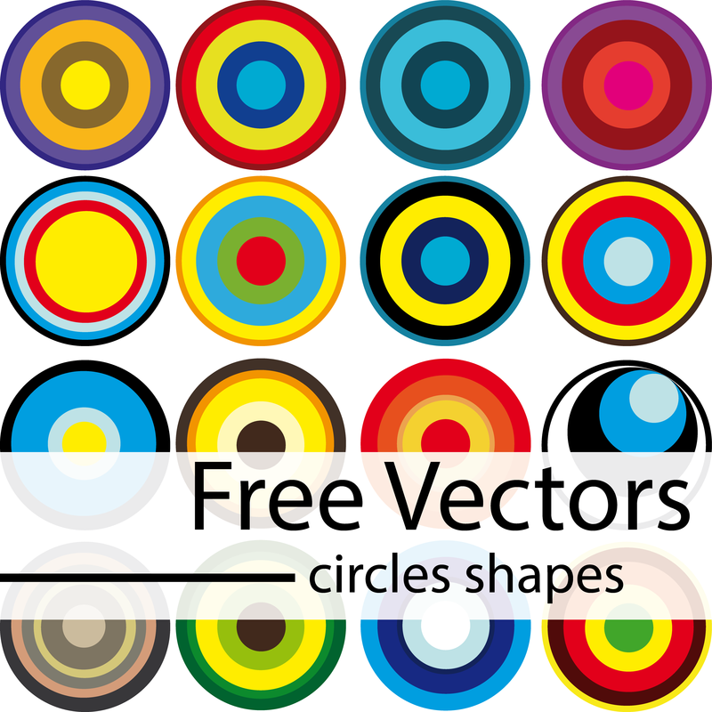 Vector Shape Circles - Vector download