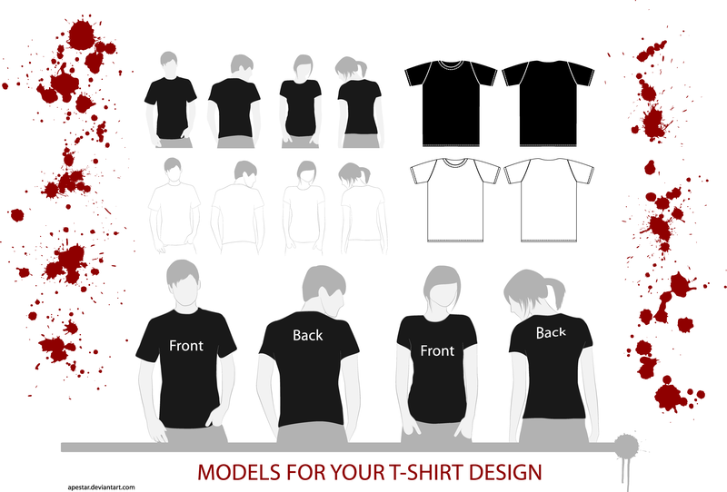 Ilustrações de camisetas
