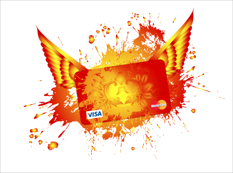 Design de cartão de crédito VISA