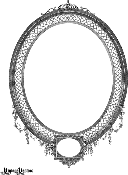 Detailed Decorative Oval Frame Detailed Decorative Oval Frame