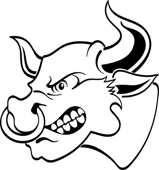 Angry Bull Vector Image - Vector download