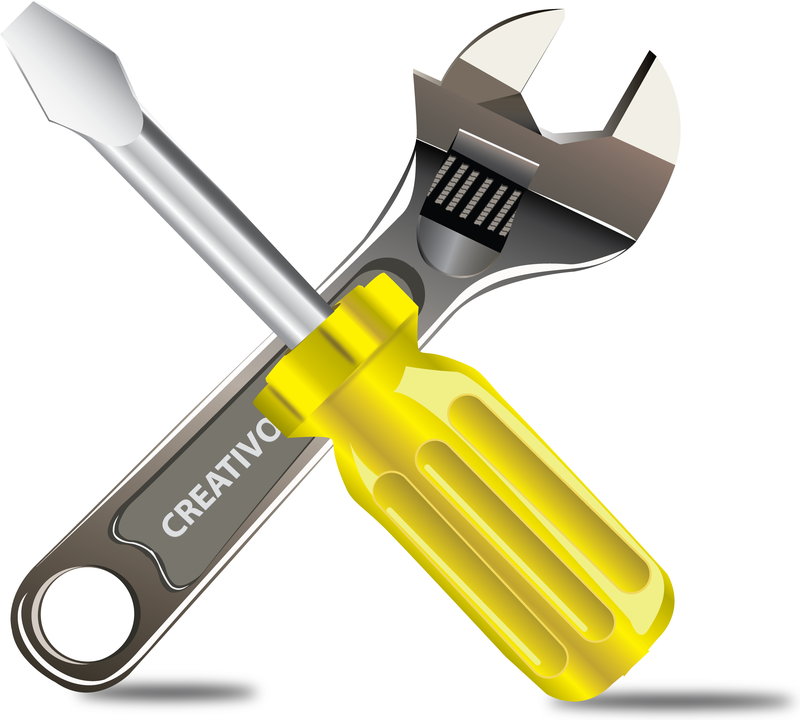 Free Vector Wrench And Screwdriver Vector download