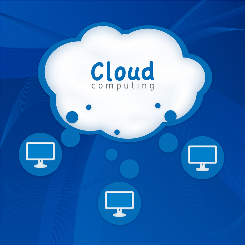 Cloud Computing Vektor-Illustration