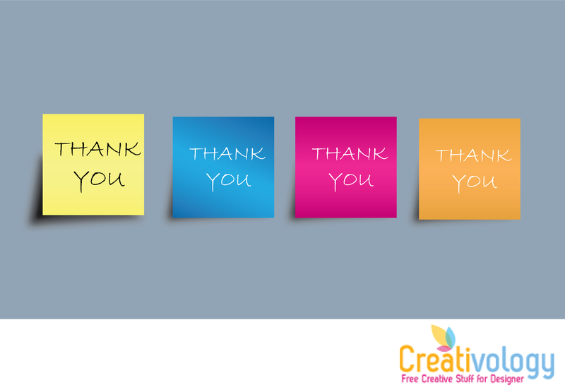Free Vector Thank You Note Free Vector Thank You Note