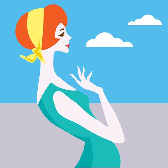 Woman Bust Vector Vector download