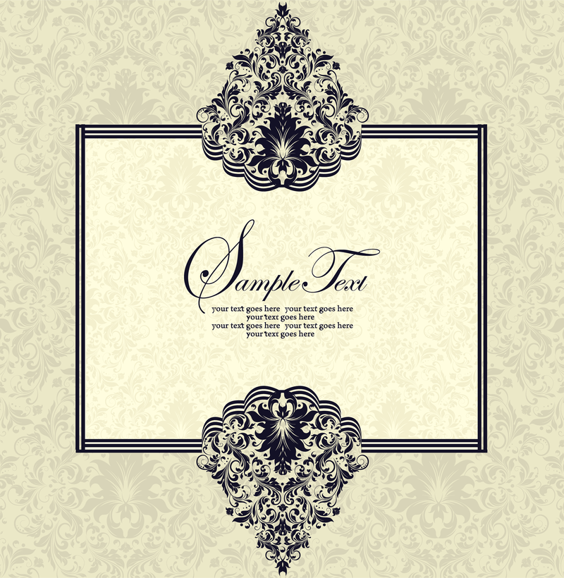 Klassischer Retro Border 02 Vektor