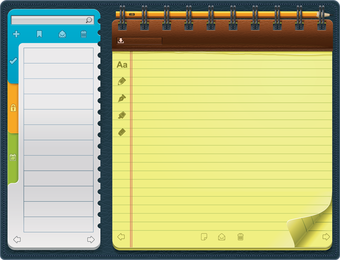 Bloc de notas hermoso Vector 4