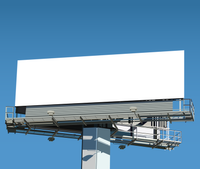 Realistic Blank billboard Template Vector Download